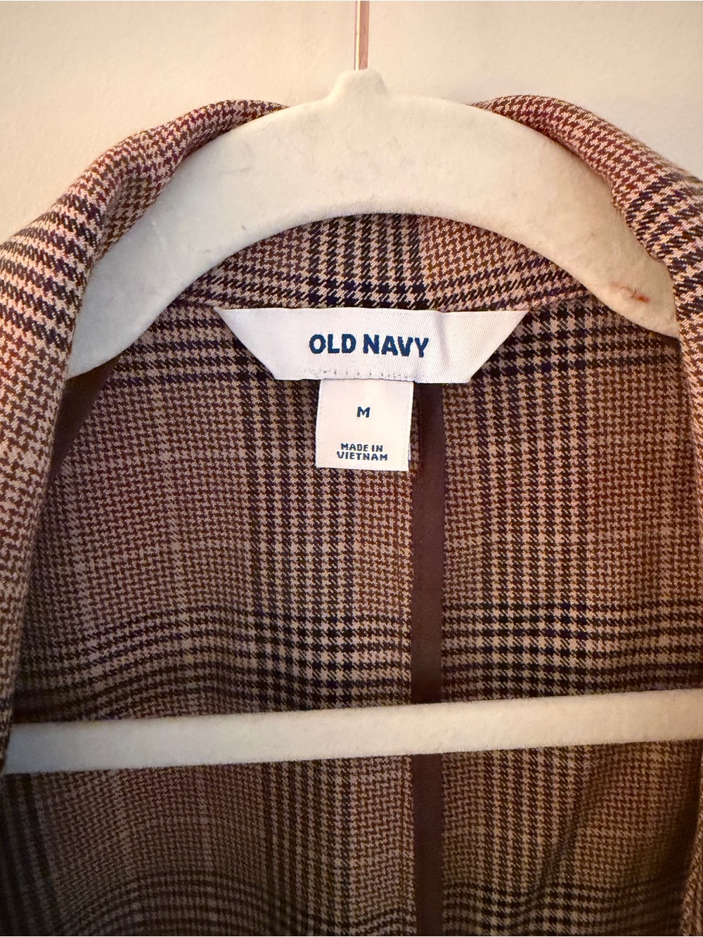 Lightweight plaid boyfriend blazer - Picture 2 of 4